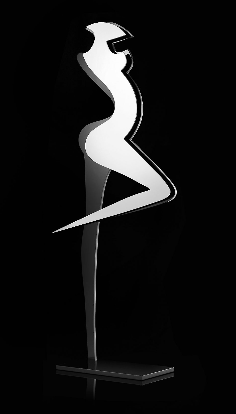 Danseuse, sculpture en Plexiglas®